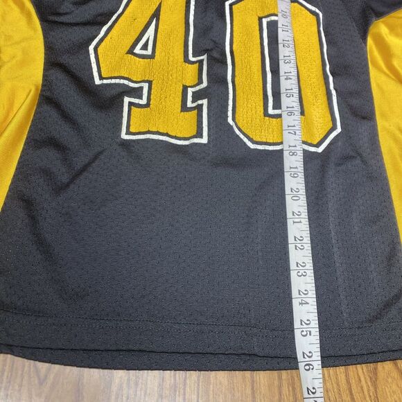 VTG Youth Russell Athletic Pittsburgh Steelers Mesh 40 Jersey Size L Made In USA - Picture 11 of 11